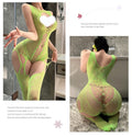 Fishnet Lace Cut-Out Full Body Stocking Bodysuit Lingerie - 6 Colors
